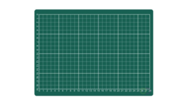 Snijmat a4 zelfsluitend groen cm inches graden dubbelzijdig flexibel 3 lagen