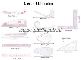 Linialenset, coupeuseset (11 linialen) 
