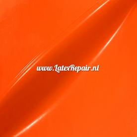 neon oranje latex rubber sheet gummi