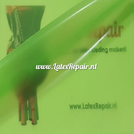 transparent light green latex rubber
