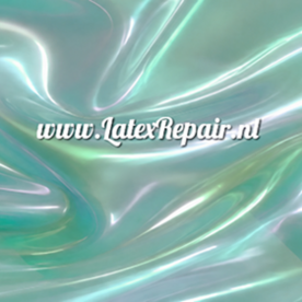 shimmery tropical green transparent latex sheet rubber