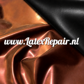 Latex 0.40 | Sparkly Shimmery Color change Bruin-Rood-Roest-Zwart - Extra breed! (&plusmn; 108 cm)
