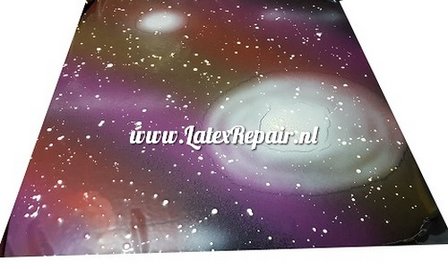 Latex galaxy sheet rood 01