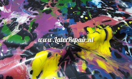 Mixed colour latex sheet 004