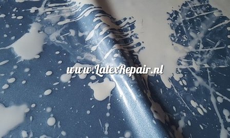 latex bleach patterned