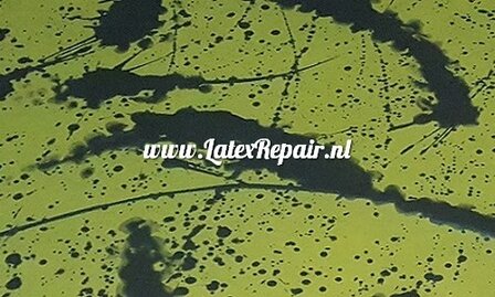 Spetter latex groen 01