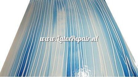 Candy stripe latex pyjama 03