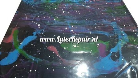 Galaxy latex sheet