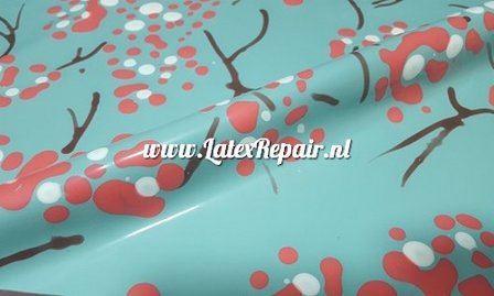 latex met bloemen