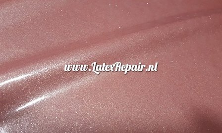 Powder pink glitter latex