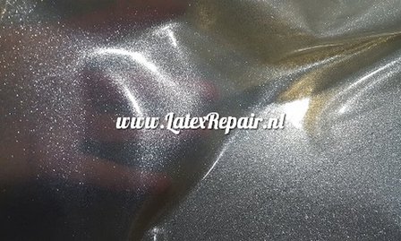 latex sheet zilver glitter transparant naturel