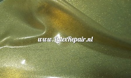 latex sheet goud glitter transparant naturel