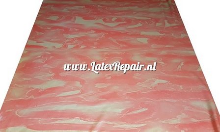 latex sheet rubber metallic gold red