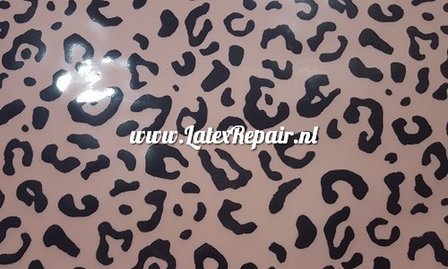 Latex sheet - Leopard Baby pink 1265