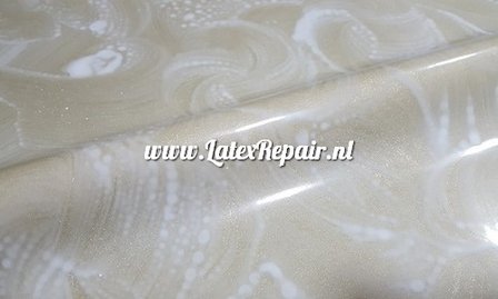 Latex sheet - Clouds gold/white 1273