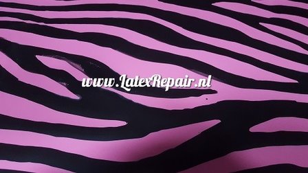 Latex sheet - Zebra pink/black 1306