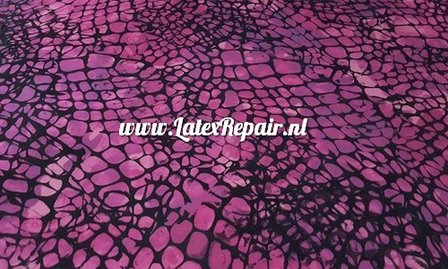 Latex sheet - Snake pink violet 1327