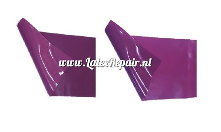 Latex dikte 0.40 | Purple rain - dubbelzijdig