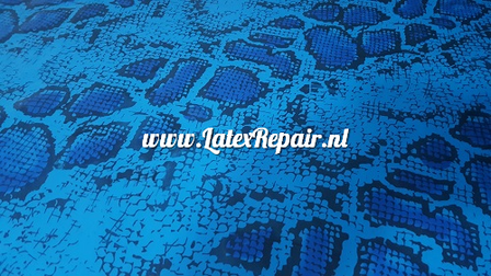 Latex sheet - Snakeskin - Blue tones - 1342