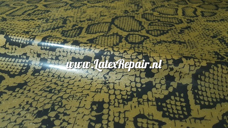 Latex sheet - Snakeskin - Metallic gold - 1347