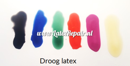 latex rubber kleuren mengen