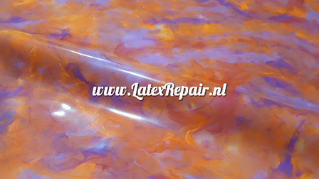 Latex sheet - Marble mix, neon orange, pink, purple - 0.70/0.80 mm! 1360