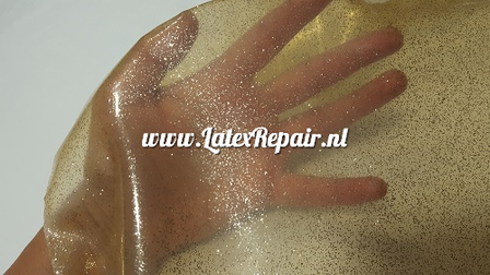 Latex sheet - Glitter goud/brons - 1401