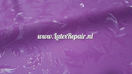 Latex sheet met structuur relief 3d blaadjes bloemen damast