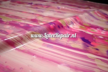 Latex sheet - Mix violet/gold/neon pink - 1481