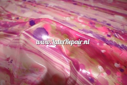 Latex sheet - Mix violet/gold/neon pink - 1481