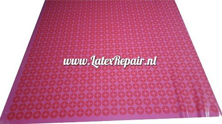 Latex sheet - Retro pink red - 1507 - korting!