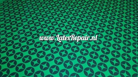Latex sheet - Retro groen/zwart - 1507
