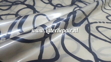 Exclusief latex - Patroon lava - 1515