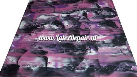 Latex sheet - Mix pink violet white black - 1526