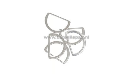 D ringen zilver groot en klein 10 15 20 30 mm prym 555230 555220 01