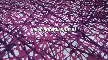 Latex sheet - Net / mash latex - pink-violet - 1565