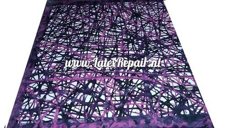 Latex sheet - Net / mash latex - pink-violet-black- 1566