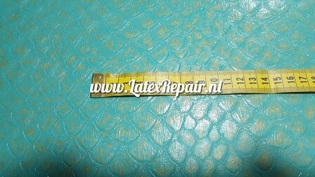Exclusief latex - Zeemeermin 2 - Jade/goud - 1575