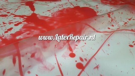 Latex sheet - Mix, transp naturel, rood, zwart - 1718