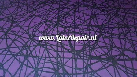 Latex sheet - Violet met zwarte lijnen - 1722