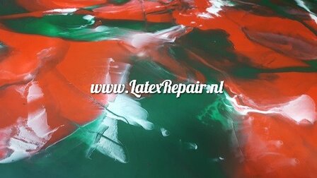 Latex sheet - Mix rood groen wit - 1749