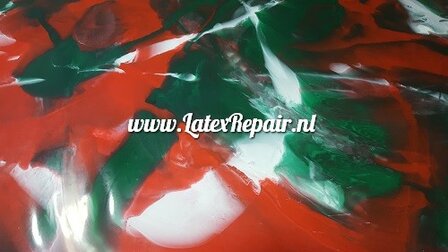 Latex sheet - Mix rood groen wit - 1749