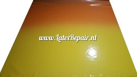Latex sheet - Ombre style oranje zwart