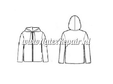 Patroon: Latex jogging jasje