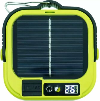 Campinglamp op zonne-energie met powerbank!