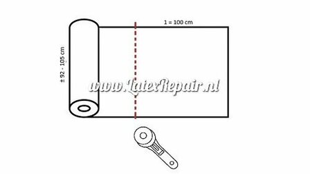 latex rubber 0.40 zwart