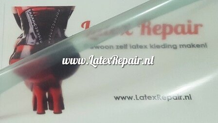 transparant licht blauw latex
