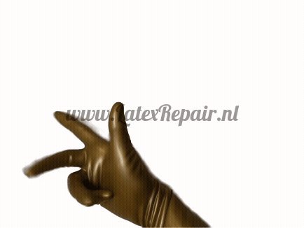 Latex Handschoenen - Metallic goud - Lang - Opera (Lolllipop Latex)