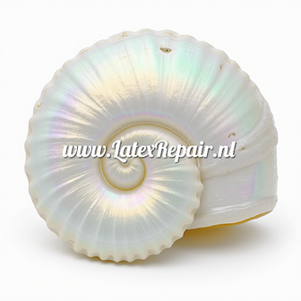 Latex 0.40 | Sparkly Pearl - Ivory White - Semi Transparant - Extra breed! (&plusmn; 108 cm)