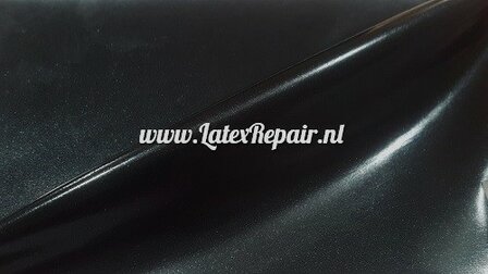 metallic zwart black schwarz latex rubber sheet